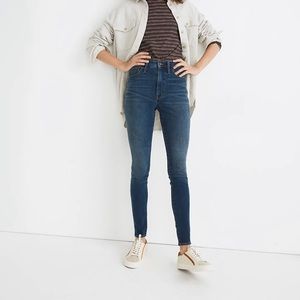 Madewell 10" High-Rise Roadtripper Supersoft Jeans in Playford Wash Size 26